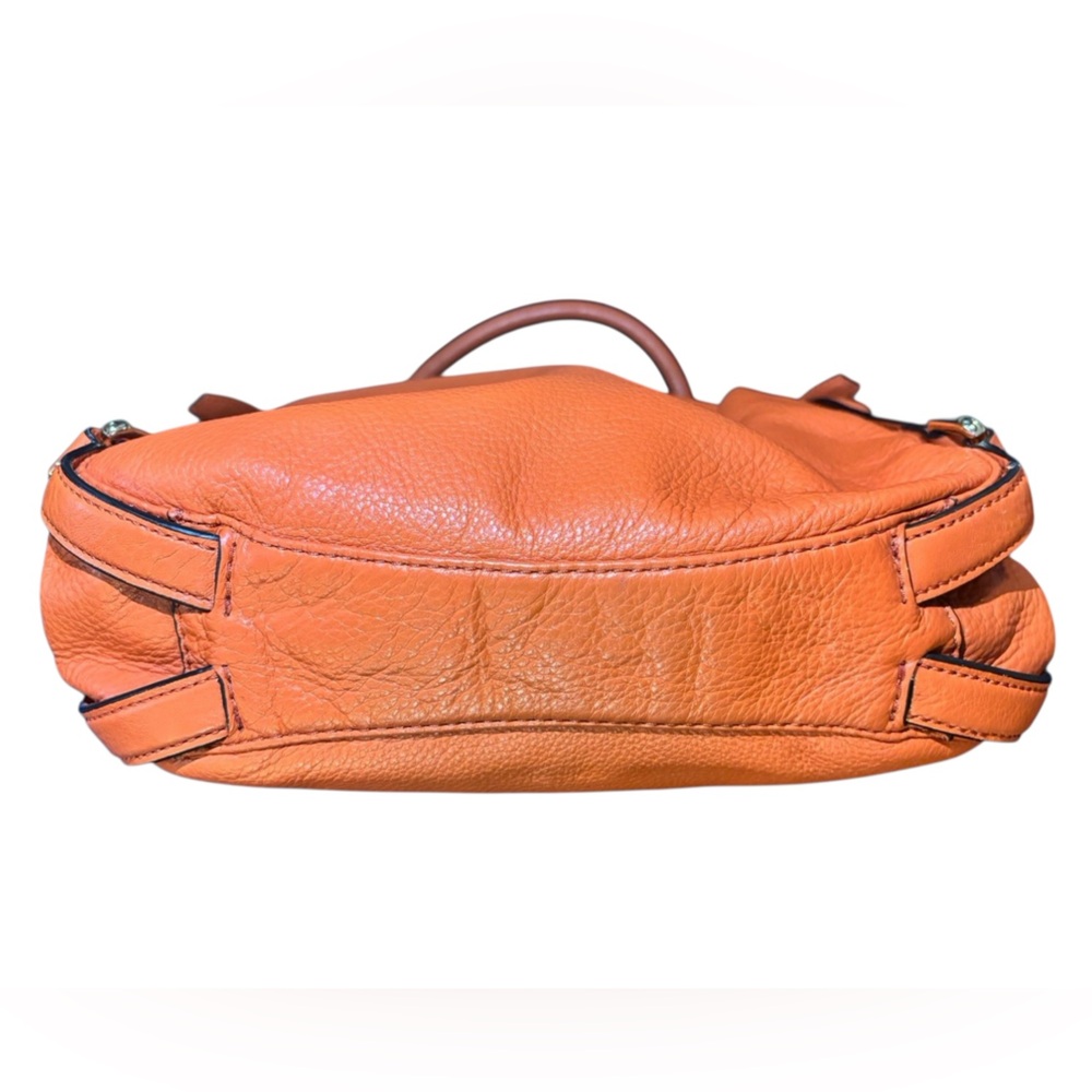 Michael Kors Burnt Orange Pebbled Leather Shoulder Hobo 🤩🧡 - Picture 9 of 13